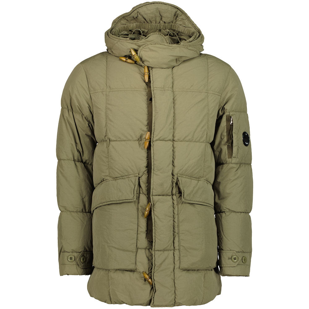 Long Flatt Nylon Down Lens Jacket