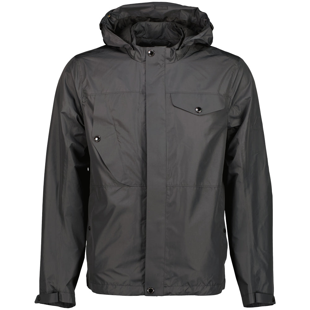 C.P. Company | Micro-M Goggle Hooded Overshirt Jacket - Black