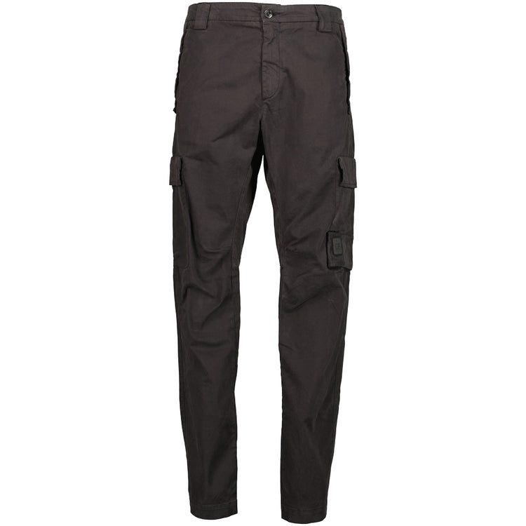 C.P. Company | Stretch Satin Cargo Pants - Black