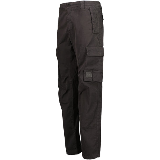 C.P. Company | Stretch Satin Cargo Pants - Black