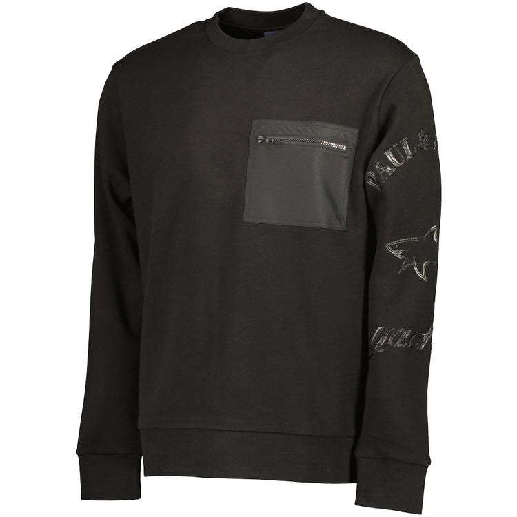 Sleeve Logo Crewneck Sweatshirt - Casual Basement