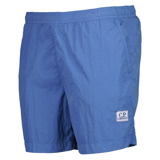 C.P. Company | Flatt Nylon Boxer Swim Shorts - Blue Quartz