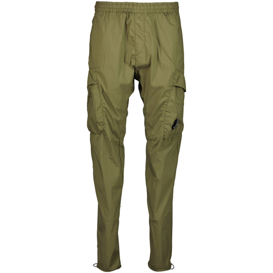 C.P. Company | 50 FILI Stretch Lens Cargo Pants - Burnt Olive