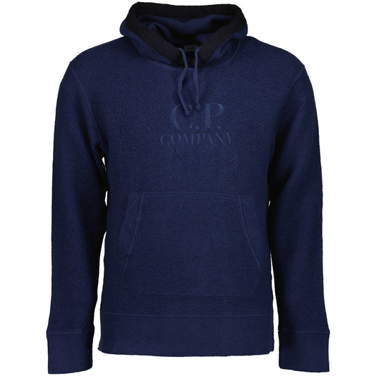 Wool Polar Fleece Logo Hoodie