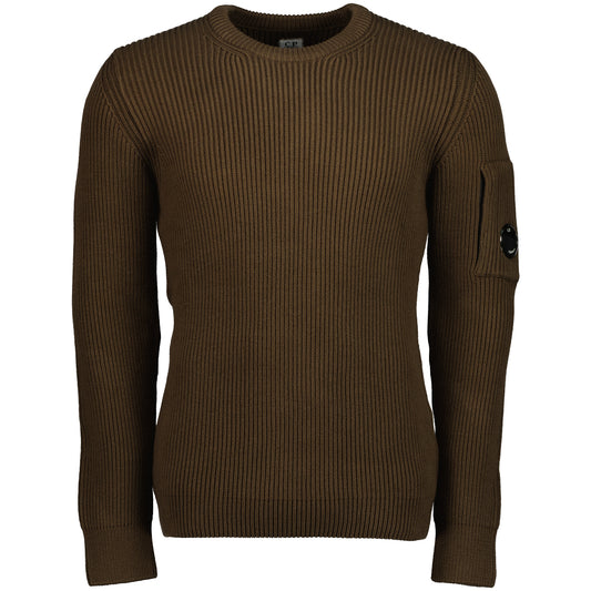 Full Rib Crewneck Lens Knit