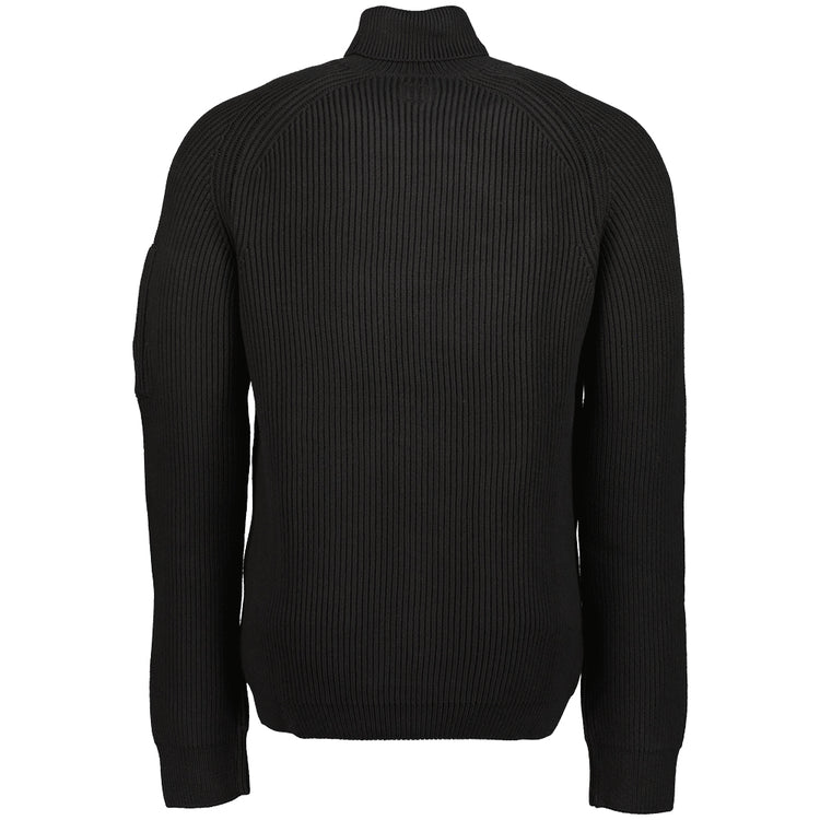 Full Rib Turtleneck Lens Knit