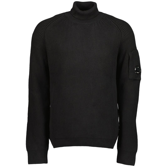 Full Rib Turtleneck Lens Knit