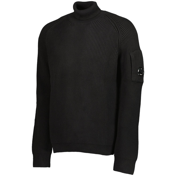 Full Rib Turtleneck Lens Knit