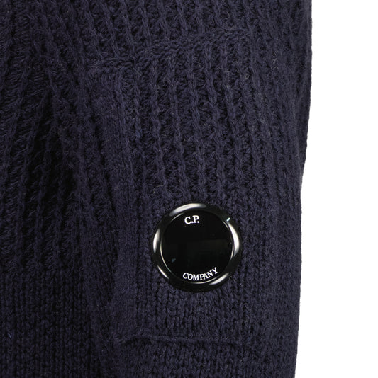 Lambswool Turtleneck Lens Knit