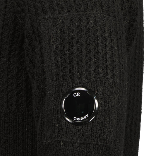 Lambswool Turtleneck Lens Knit