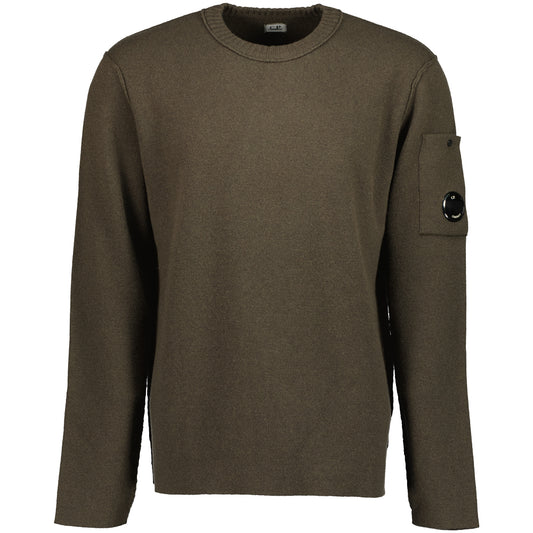 Lambswool Crewneck Lens Knit