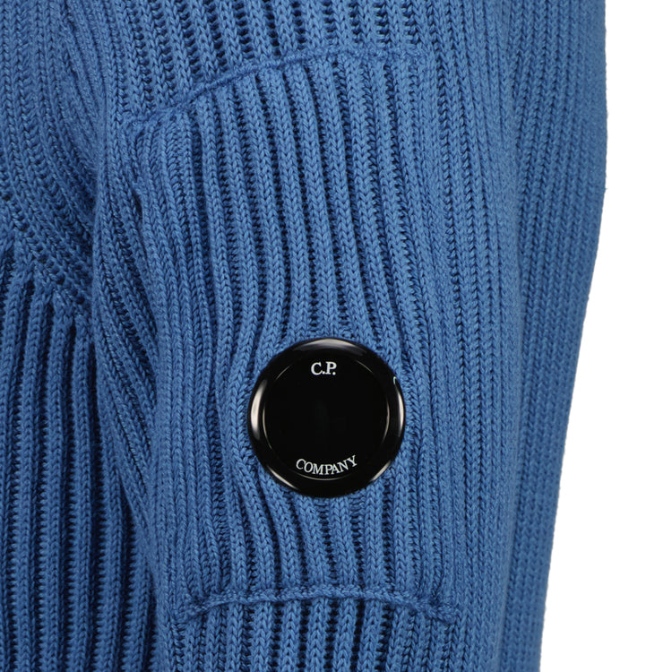 Ribbed Crewneck Lens Jumper