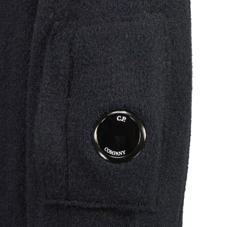 Turtle Neck Lens Fleece Knit