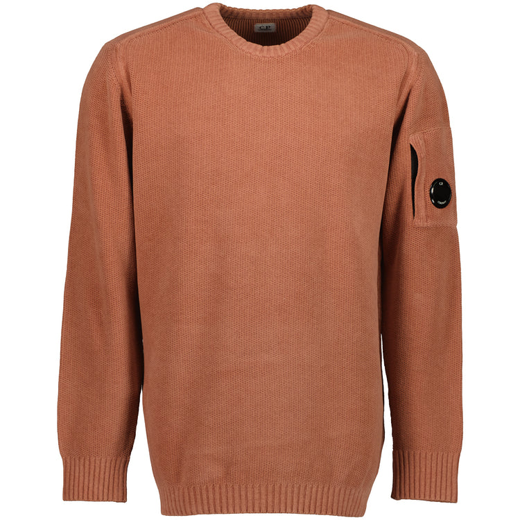 Chenille Crewneck Lens Knit