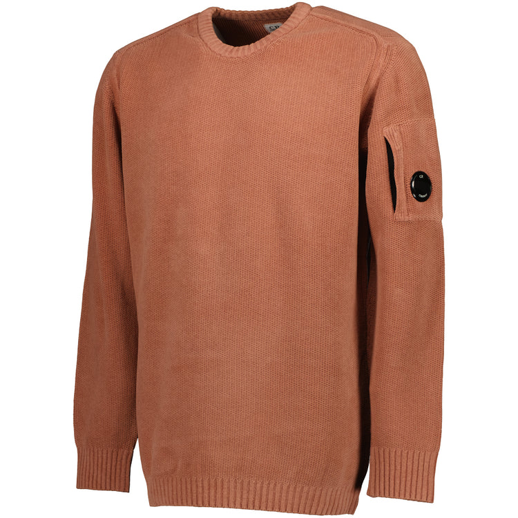 Chenille Crewneck Lens Knit