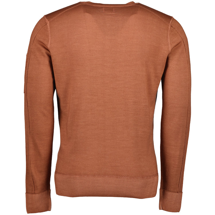 Merino Wool Crewneck Lens Knit