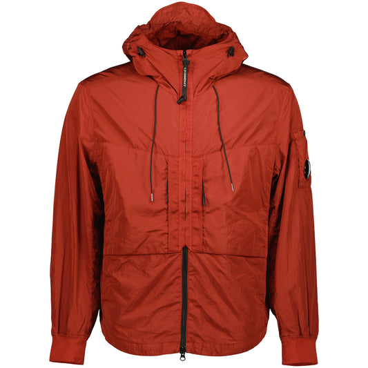 Chrome-R Hooded Lens Overshirt Jacket