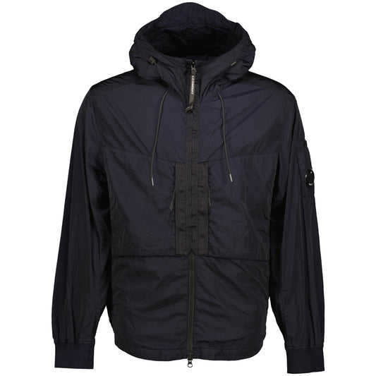 Chrome-R Hooded Lens Overshirt Jacket