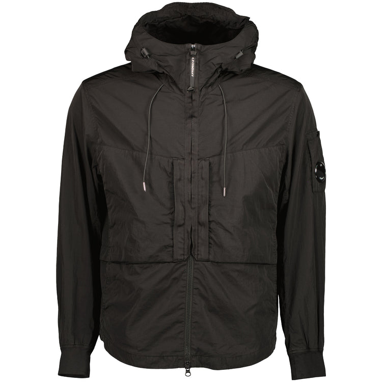 Chrome-R Hooded Lens Overshirt Jacket