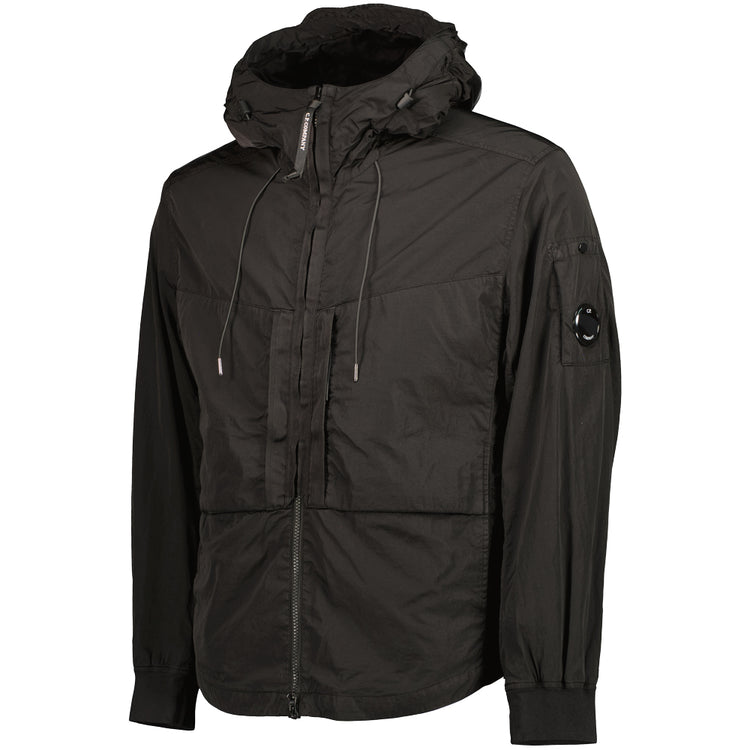 Chrome-R Hooded Lens Overshirt Jacket