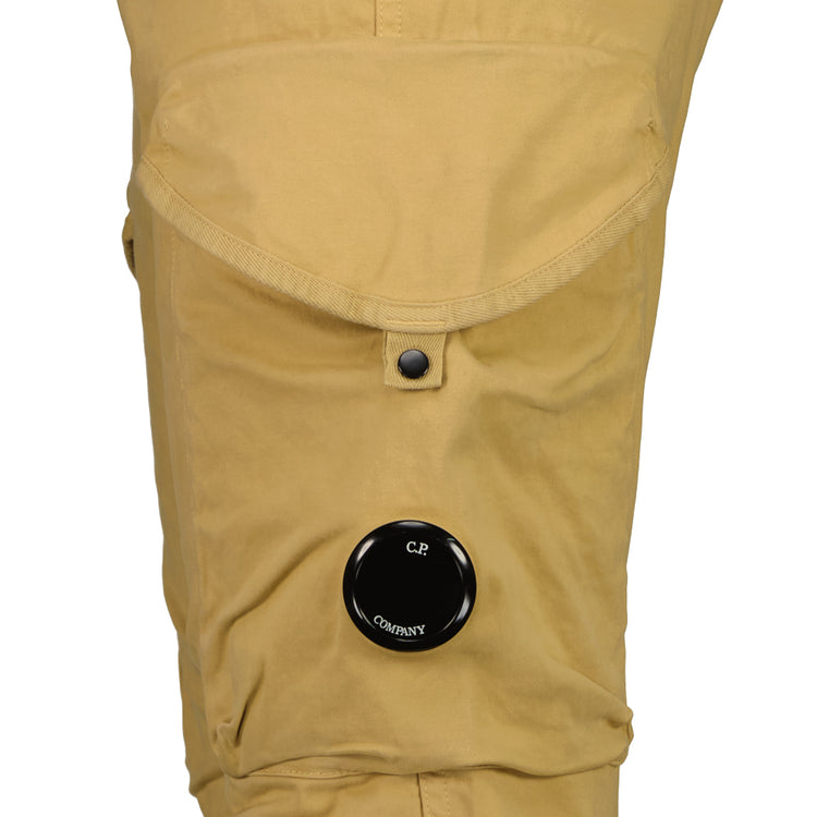 Stretch Satin Lens Cargo Pants