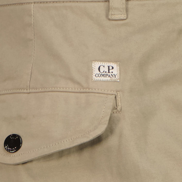 Stretch Satin Lens Cargo Pants