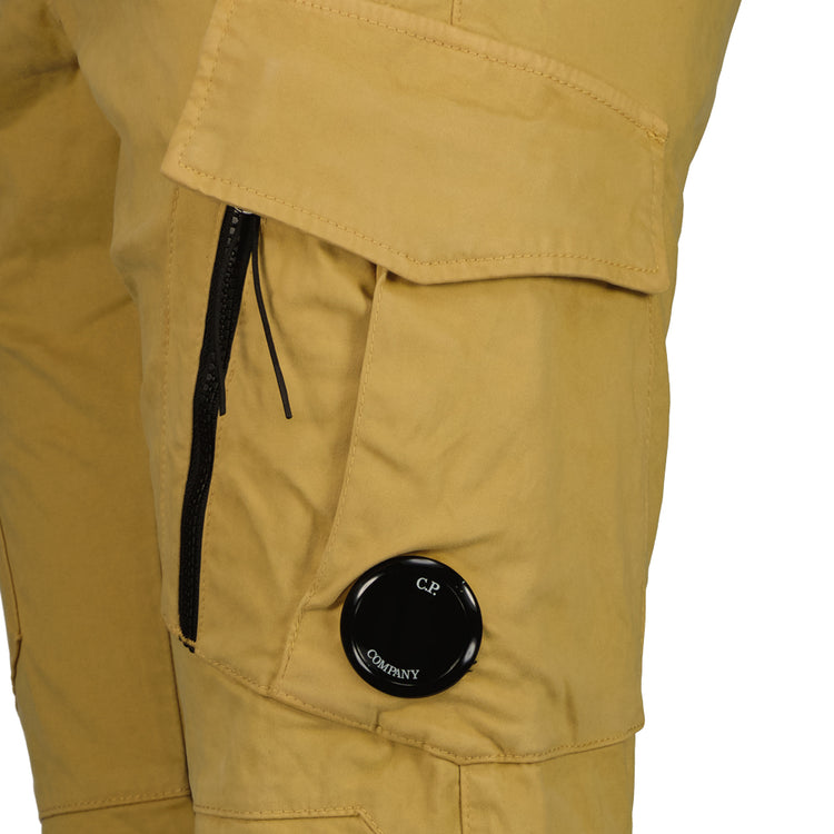 Stretch Satin Lens Cargo Pants