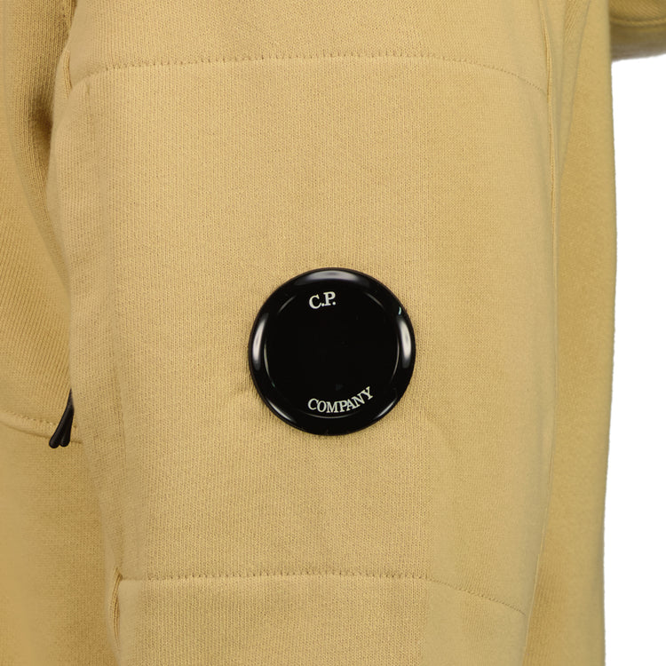 Diagonal Raised Fleece Lens Hoodie