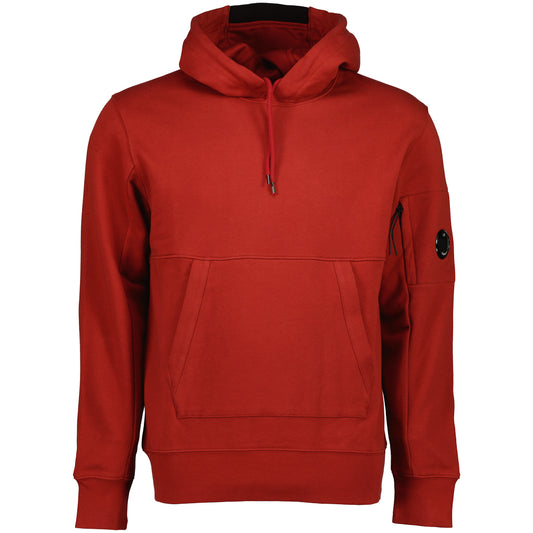 Diagonal Raised Fleece Lens Hoodie