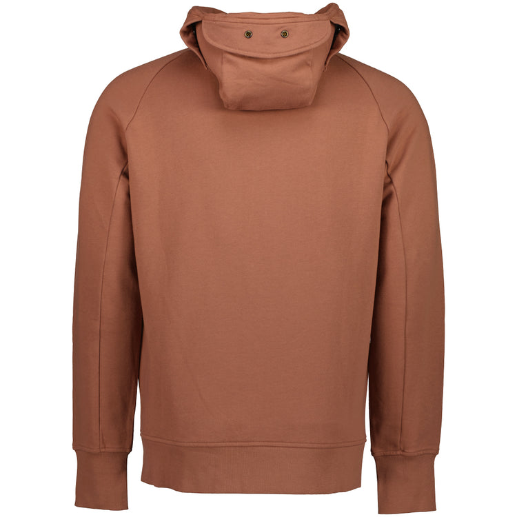 Hooded Explorer Goggle Zip Up Sweatshirt