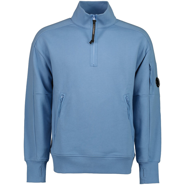 Quarter Zip Lens Fleece Sweatshirt