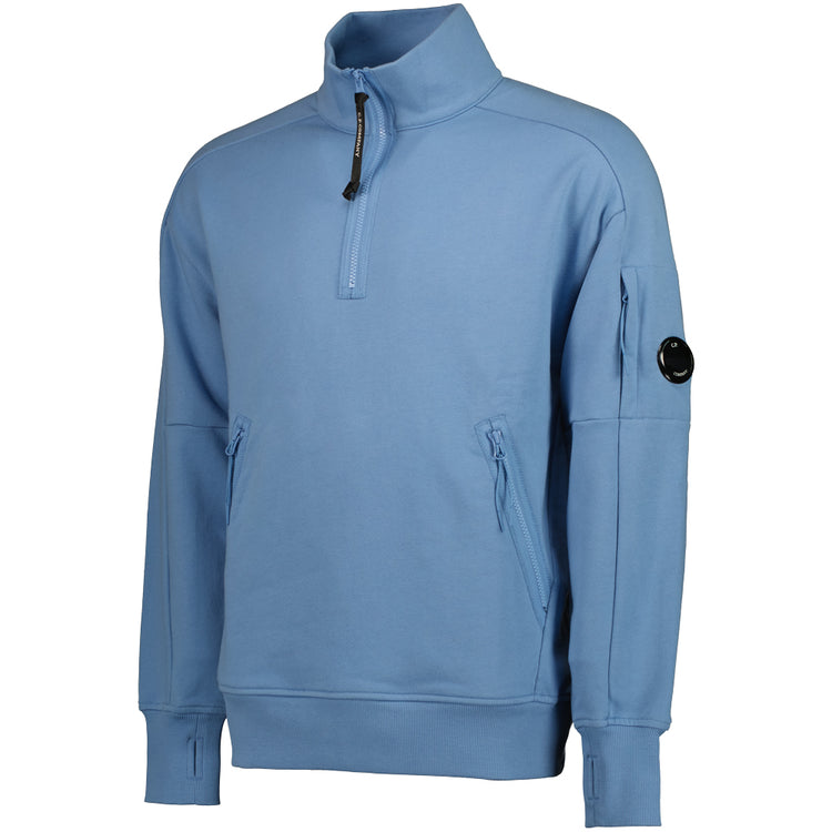 Quarter Zip Lens Fleece Sweatshirt