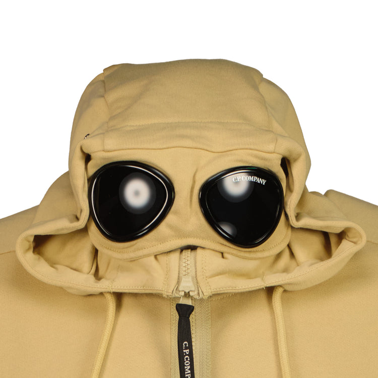 Zip Up Goggle Hooded Sweatshirt