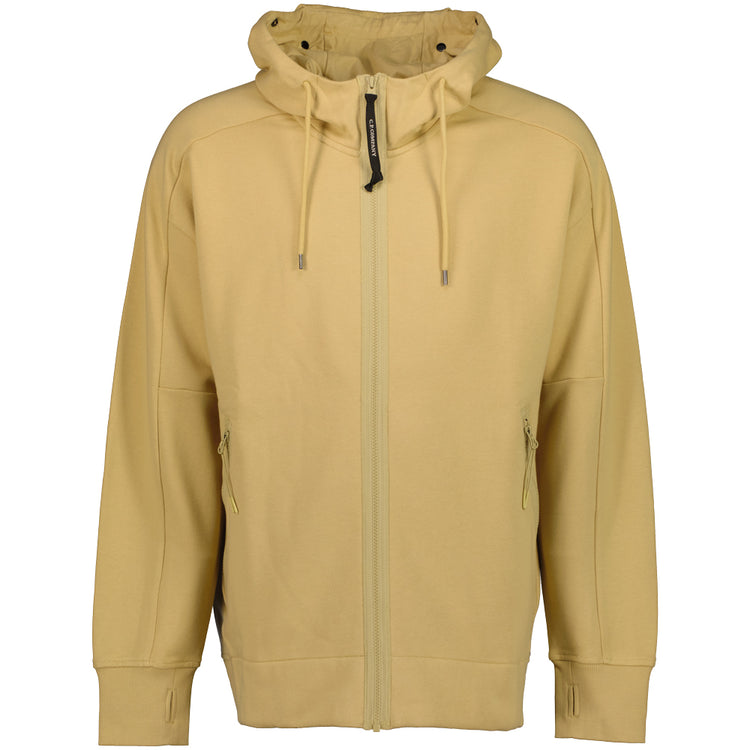 Zip Up Goggle Hooded Sweatshirt