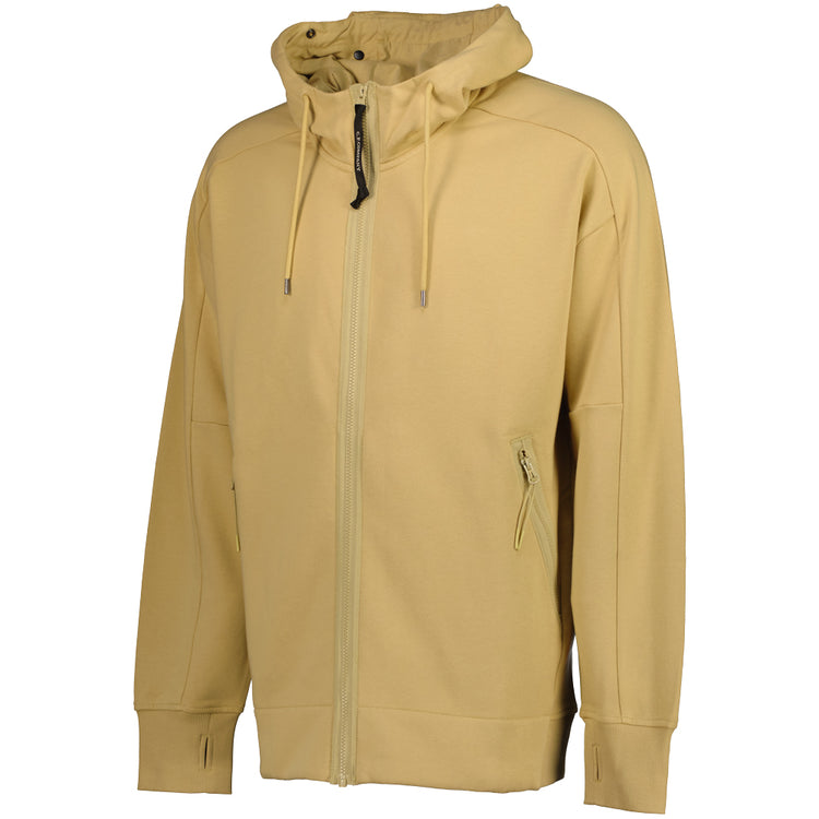 Zip Up Goggle Hooded Sweatshirt