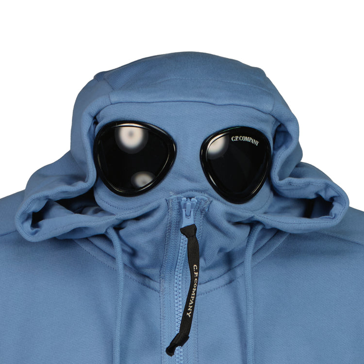 Zip Up Goggle Hooded Sweatshirt