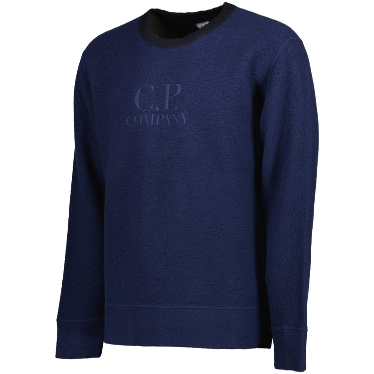 Wool Polar Fleece Logo Sweat