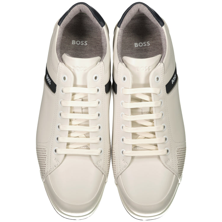 Saturn Low-Top Leather Trainers - Casual Basement