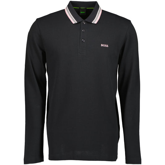 Plisy Long Sleeve Embroidered Logo Polo