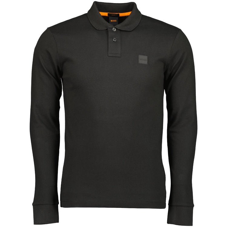 Passerby Long Sleeve Logo Patch Polo