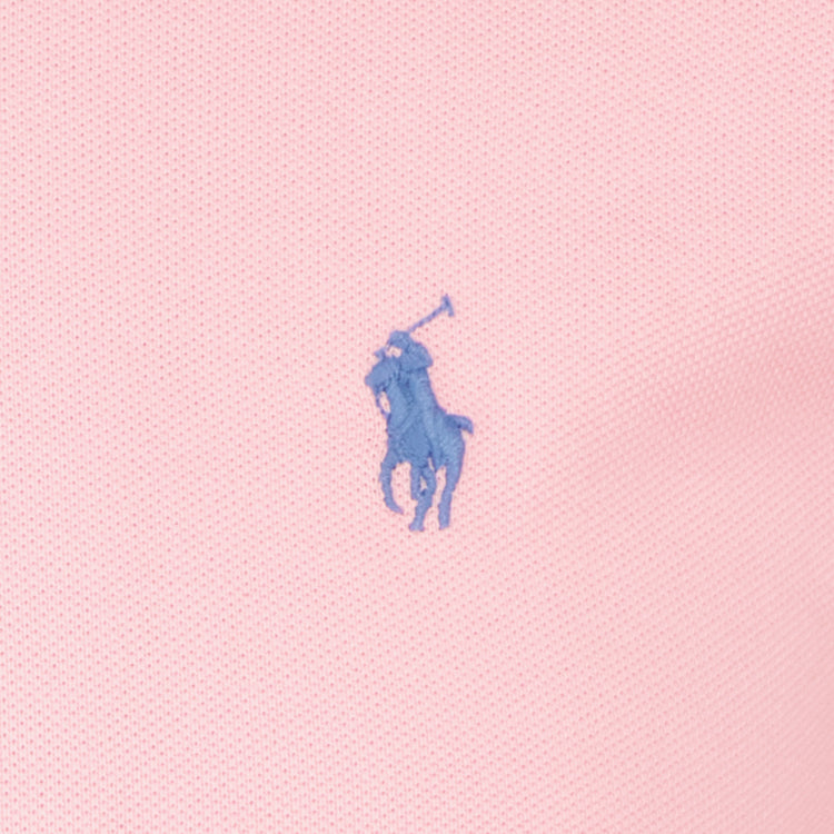 Mesh Cotton Logo Polo Shirt - Casual Basement