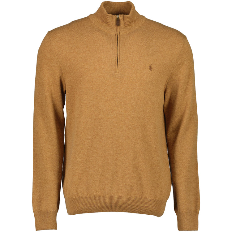 Merino Wool Quarter Zip Jumper - Casual Basement