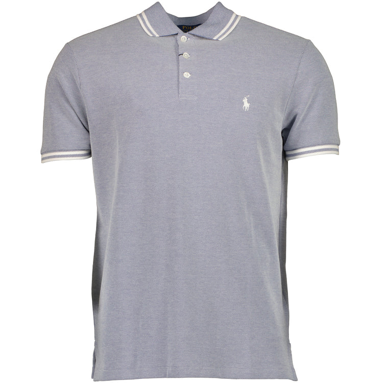 Stretch Mesh Logo Polo Shirt - Casual Basement