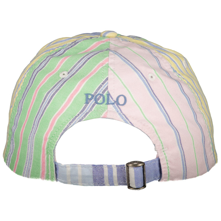 Multicoloured Stripe Baseball Cap