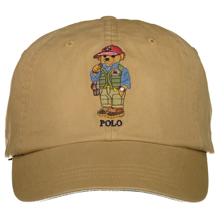 Cotton Twill Polo Bear Cap