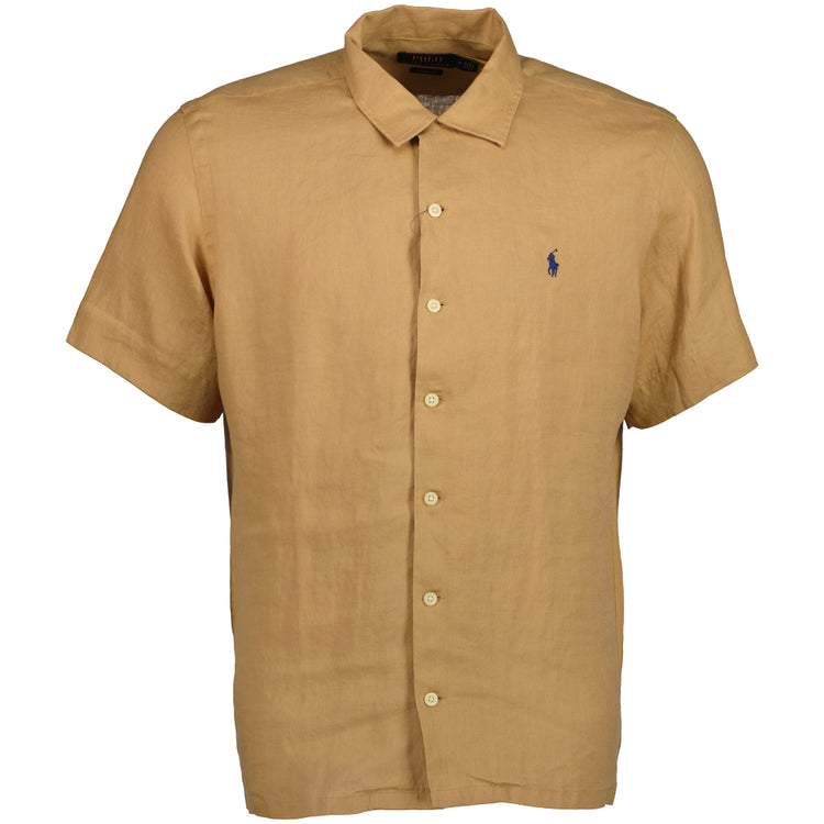 Classic Fit Short Sleeve Linen Shirt