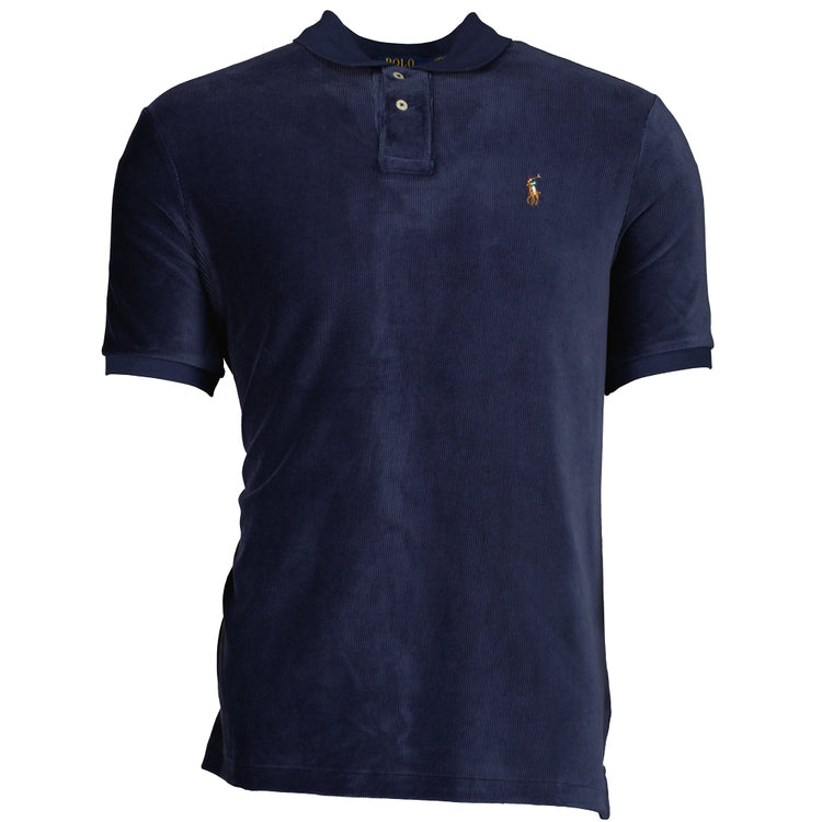 Knit Corduroy Polo Shirt - Casual Basement