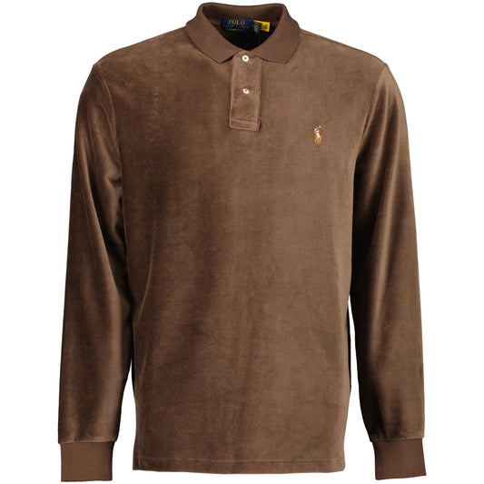 Long Sleeve Corduroy Polo Shirt - Casual Basement