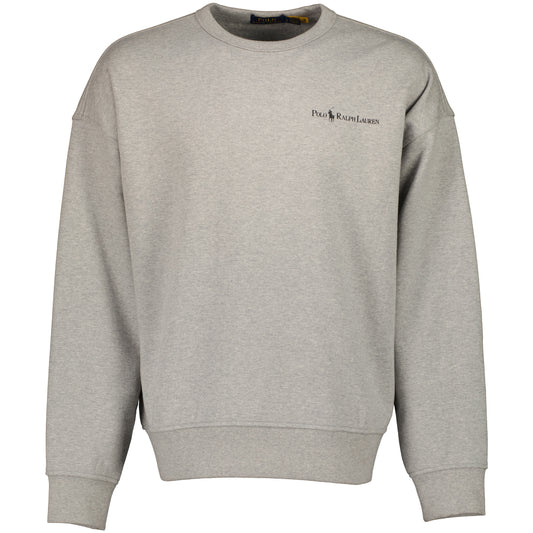 Logo Print Fleece Sweatshirt - Casual Basement