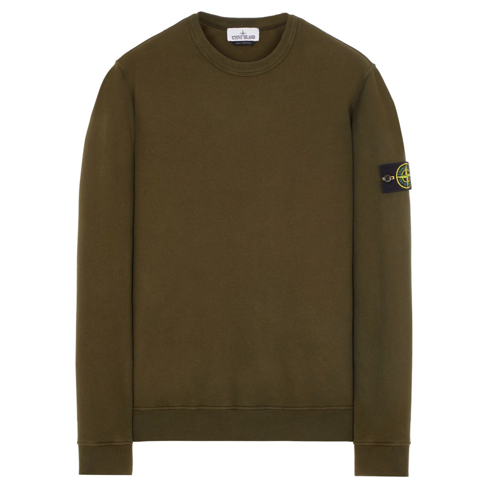 Stone island olive sweatshirt sale